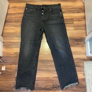 Gap jeans. black, size 8r. Never been worn